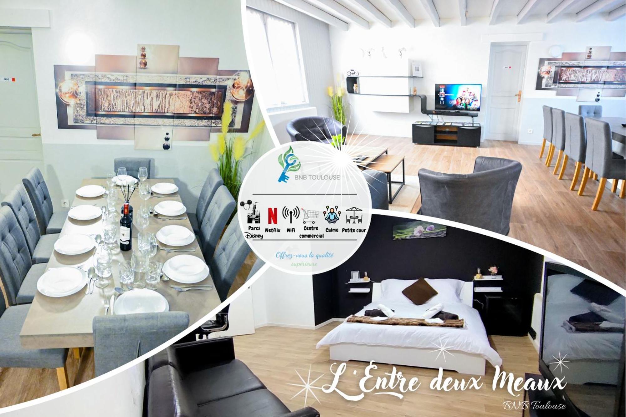 Pause Entre Deux Meaux ► Proche Disneyland Paris ► Wifi ► Netflix ► 24/24H Penchard المظهر الخارجي الصورة
